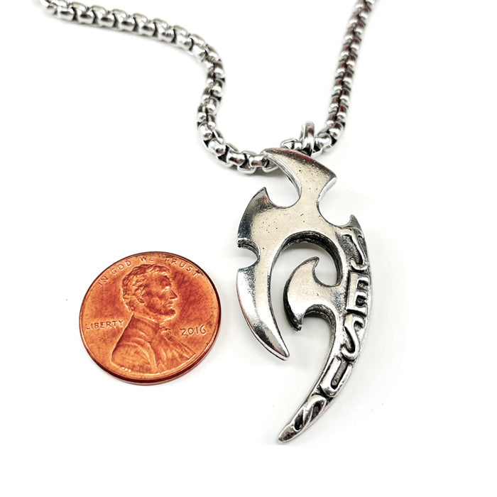Jesus Necklace on Heavy Box Chain - Forgiven Jewelry