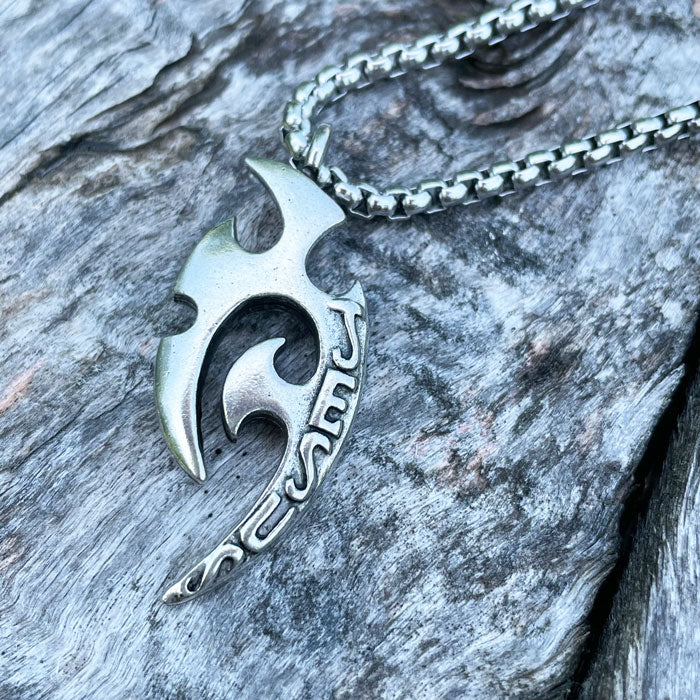 Jesus Necklace on Heavy Box Chain - Forgiven Jewelry