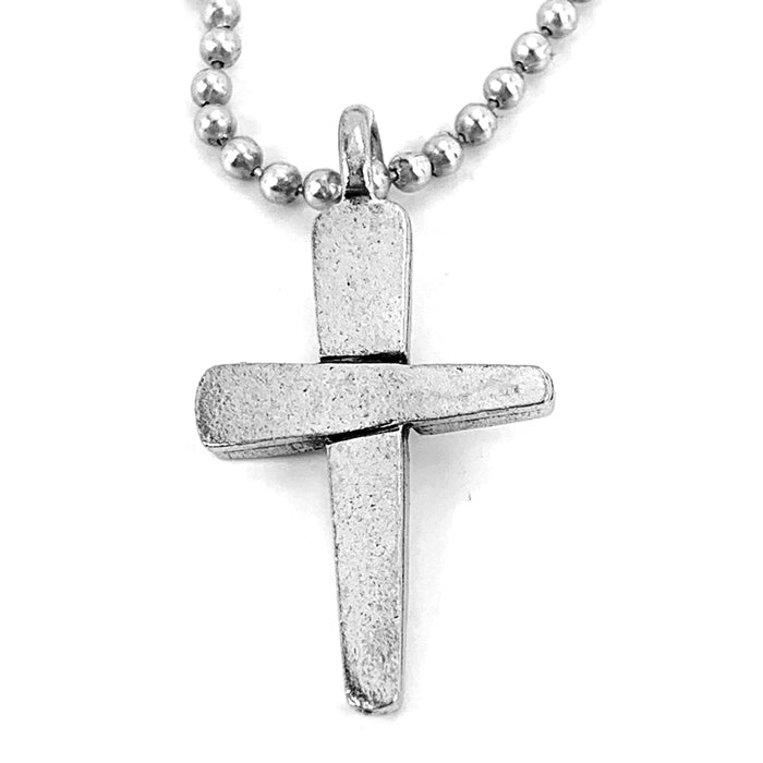 Forgiven Cross Ball Chain Necklace - Forgiven Jewelry