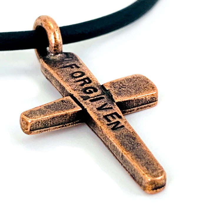 Forgiven Cross Necklace Copper - Forgiven Jewelry