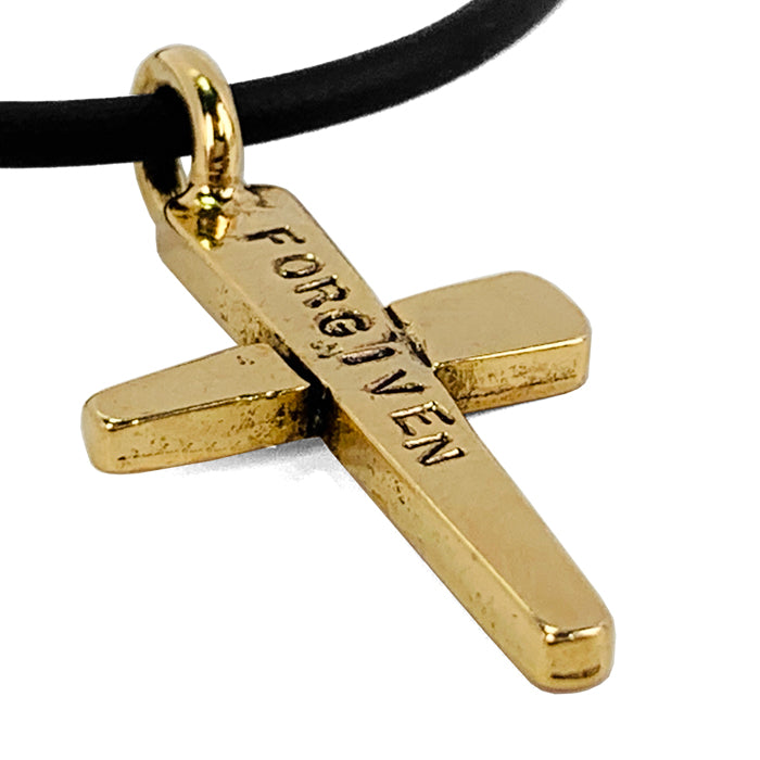 Forgiven Cross Necklace Gold - Forgiven Jewelry