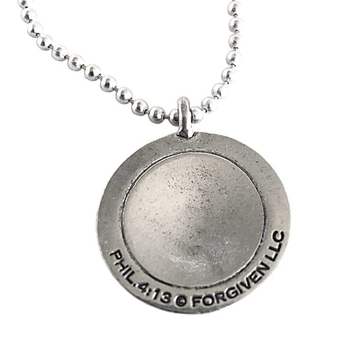 Baseball Necklace Phil 4:13 - Forgiven Jewelry