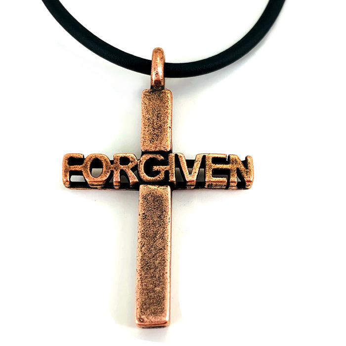 Forgiven Cross Copper Necklace - Forgiven Jewelry