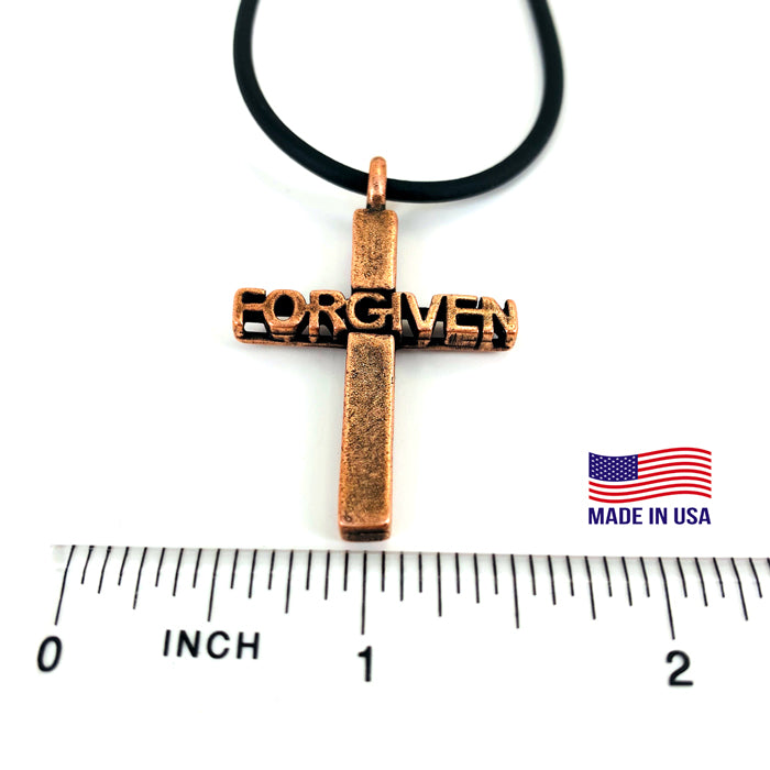 Forgiven Cross Copper Necklace - Forgiven Jewelry