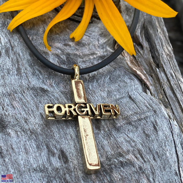 Forgiven Cross Gold Necklace - Forgiven Jewelry