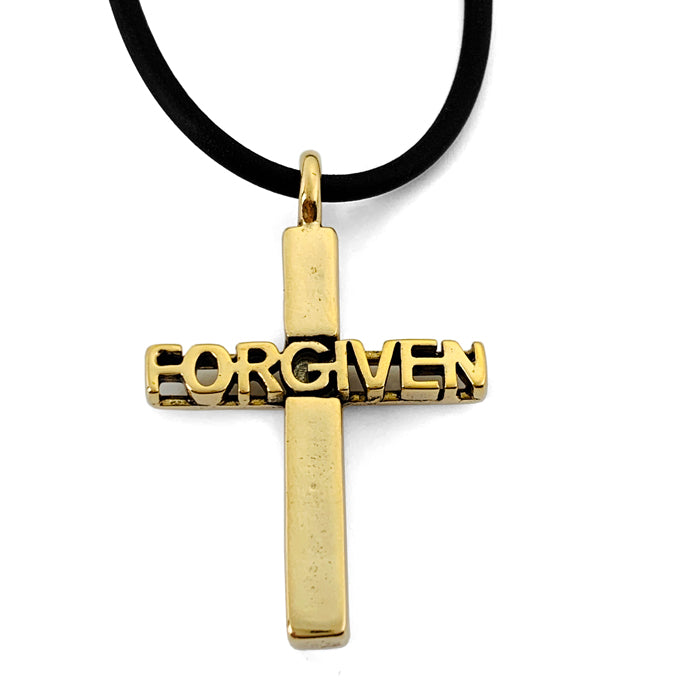 Forgiven Cross Gold Necklace - Forgiven Jewelry