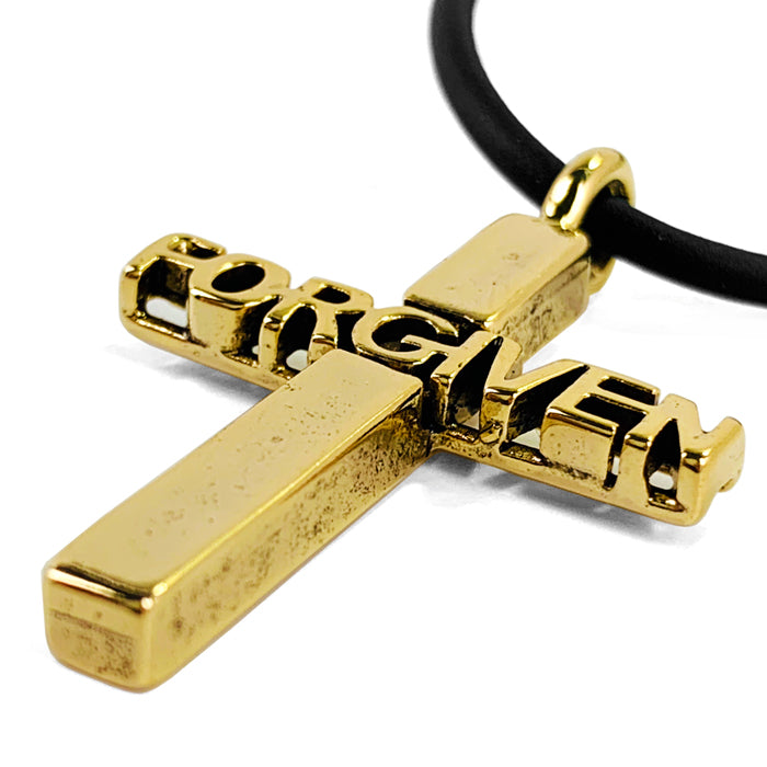 Forgiven Cross Gold Necklace - Forgiven Jewelry