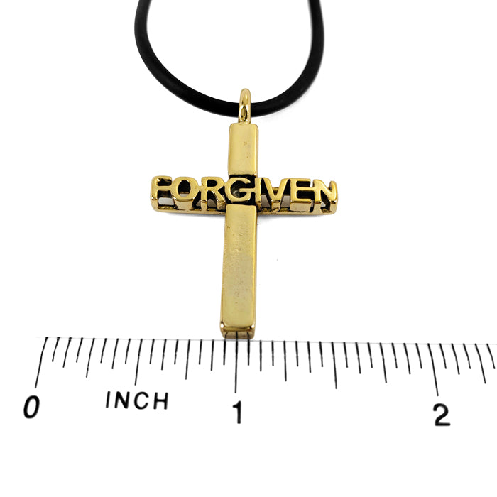 Forgiven Cross Gold Necklace - Forgiven Jewelry