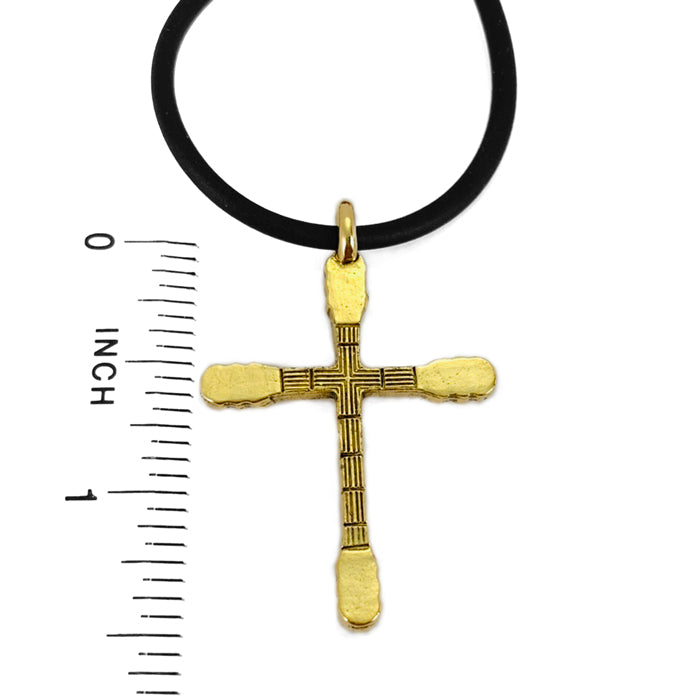 Guitar Neck Cross Gold - Forgiven Jewelry
