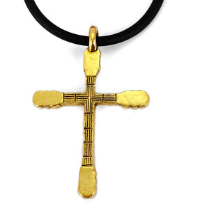 Guitar Neck Cross Gold - Forgiven Jewelry