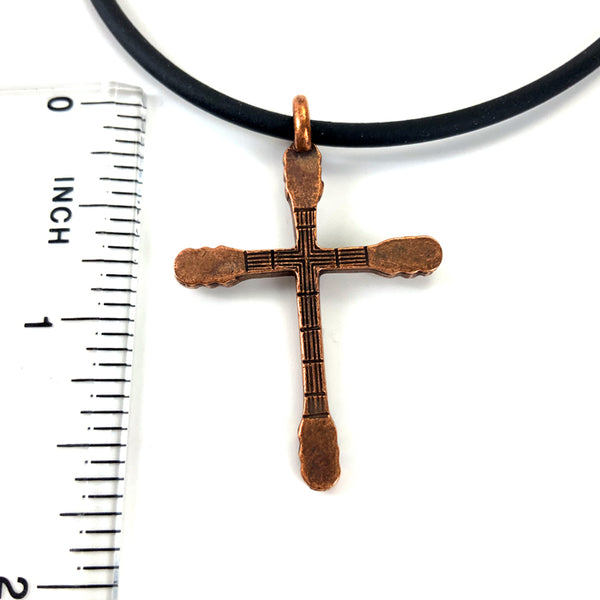 Guitar Neck Cross Copper - Forgiven Jewelry