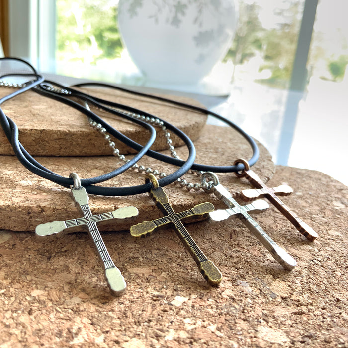 Guitar Neck Cross Copper - Forgiven Jewelry