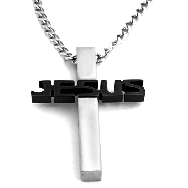 Jesus Cross on Chain - Forgiven Jewelry