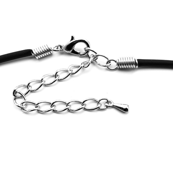 Spark Plug Rhodium Finish Necklace - Forgiven Jewelry
