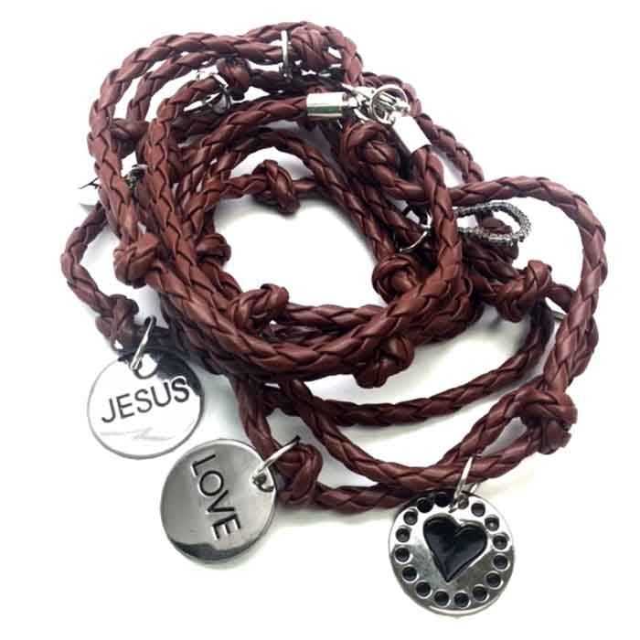 Men's Christian Bracelets | Made in the USA Sterling Silver & Leather -  Clothed with Truth