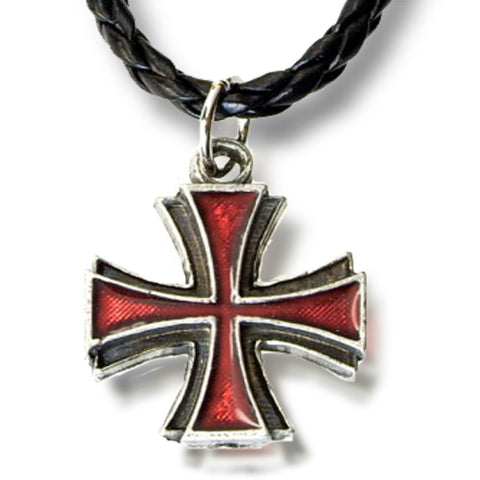 Maltese Cross Bolo Choker - Forgiven Jewelry