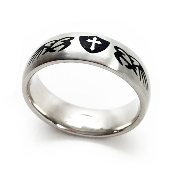 Shield Cross Ring - Forgiven Jewelry