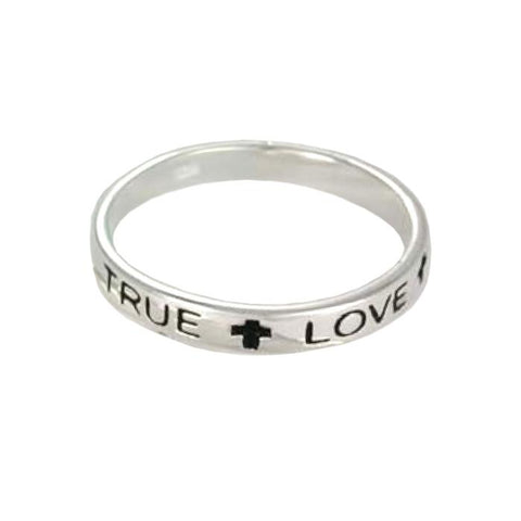 Sterling Silver True Love Waits ring - Forgiven Jewelry